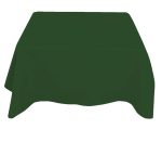 45 x 45'' Green Polyester Tablecloth