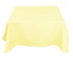 45 x 45'' Ivory Polyester Tablecloth