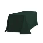 70" x 90" Forest Green Seamless Polyester Tablecloth