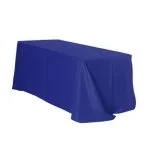 70" x 108" Royal blue Polyester Tablecloth