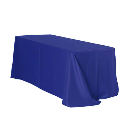 70″ x 90″ Royal blue Polyester Tablecloth