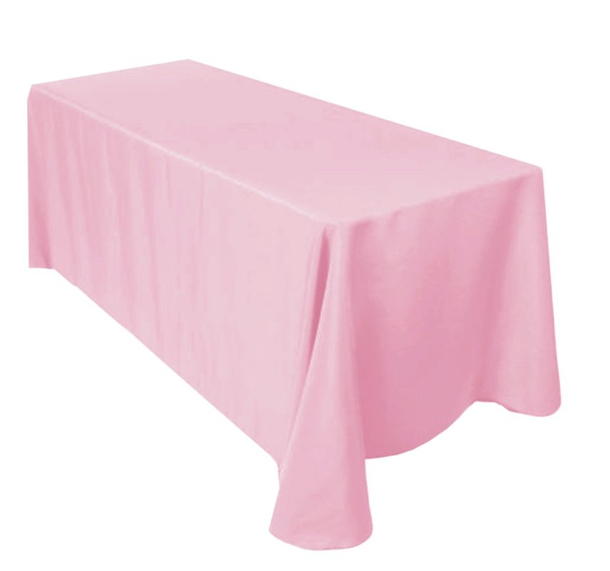 bistretch pink rectangular tablecloth 1 1