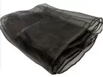 10Pc Black Organza Chair Sashes