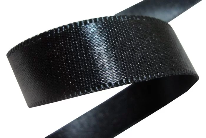 3mm Black Double Sided Ribbon - Image 1