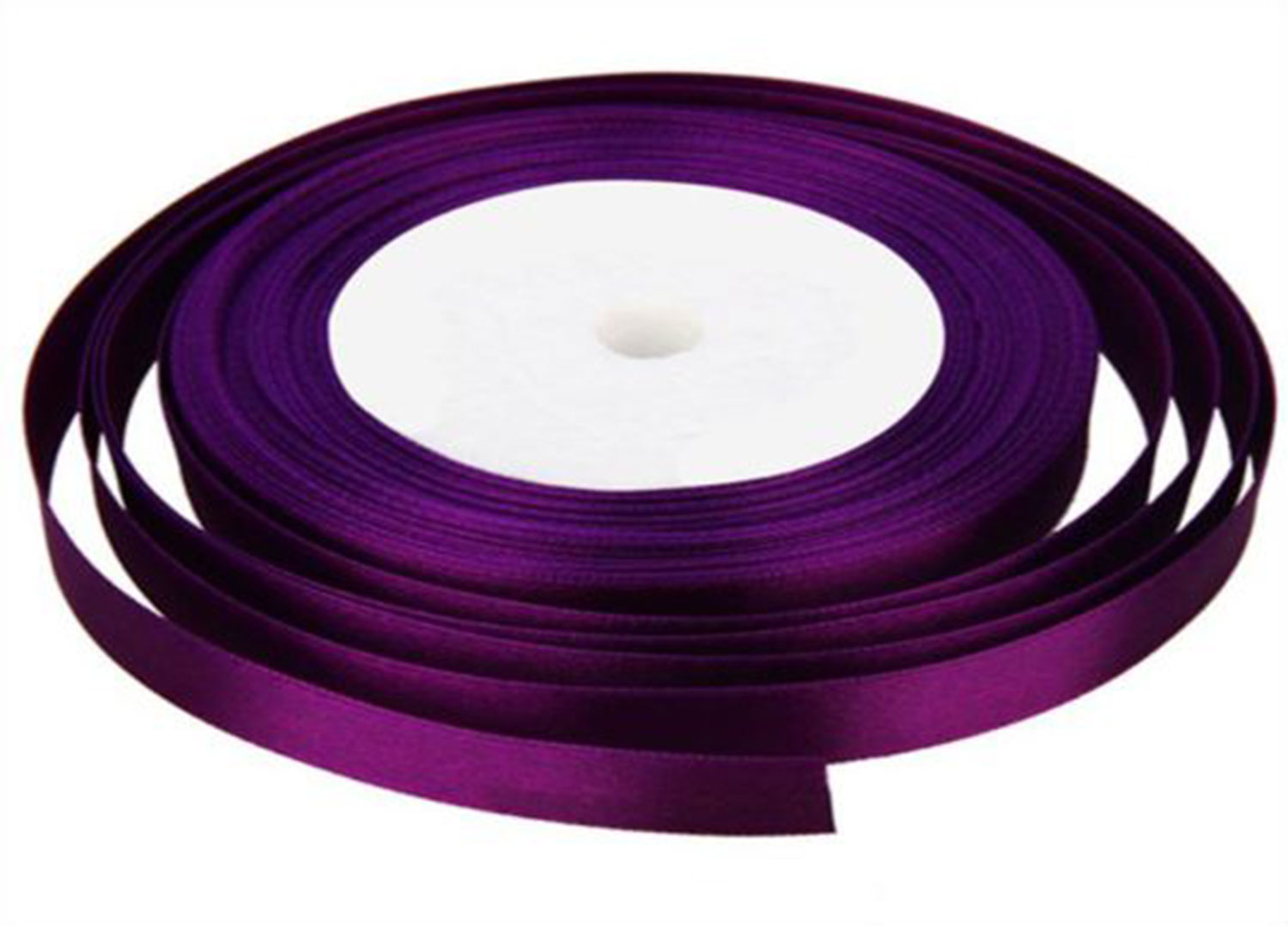 12mm Purple Satin Ribbon 20m Elegant Event Essentials