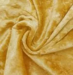 4FT Gold Crushed Velvet Fitted Tablecloth