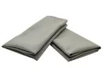 Grey Polyester Napkins 19" x 19" (10pcs)