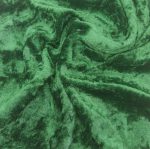 8FT Bottle Green Crushed Velvet Fitted Tablecloth