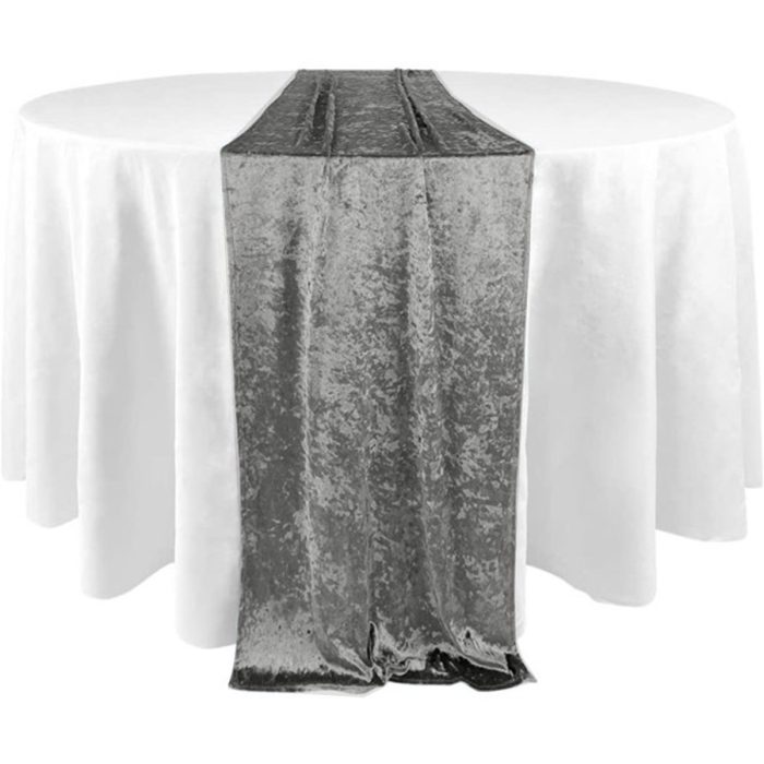 grey table runner