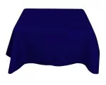 70'' x 70'' Navy Blue Seamless Polyester Tablecloth