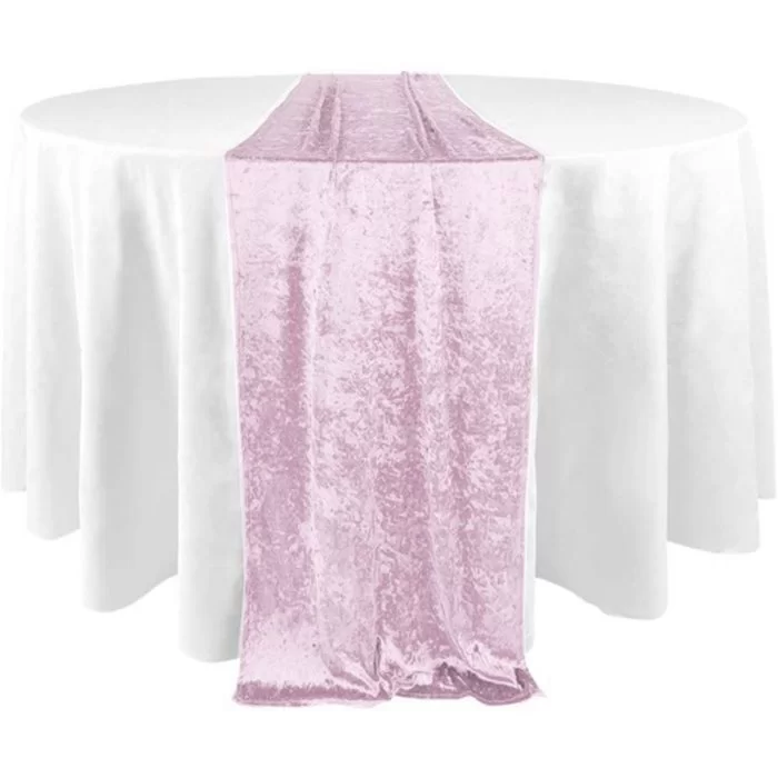 pink table runner