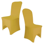 Gold Spandex Chair Covers