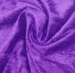 6FT Purple Crushed Velvet Fitted Tablecloth