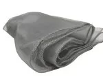 10Pc Silver Organza Chair Sashes