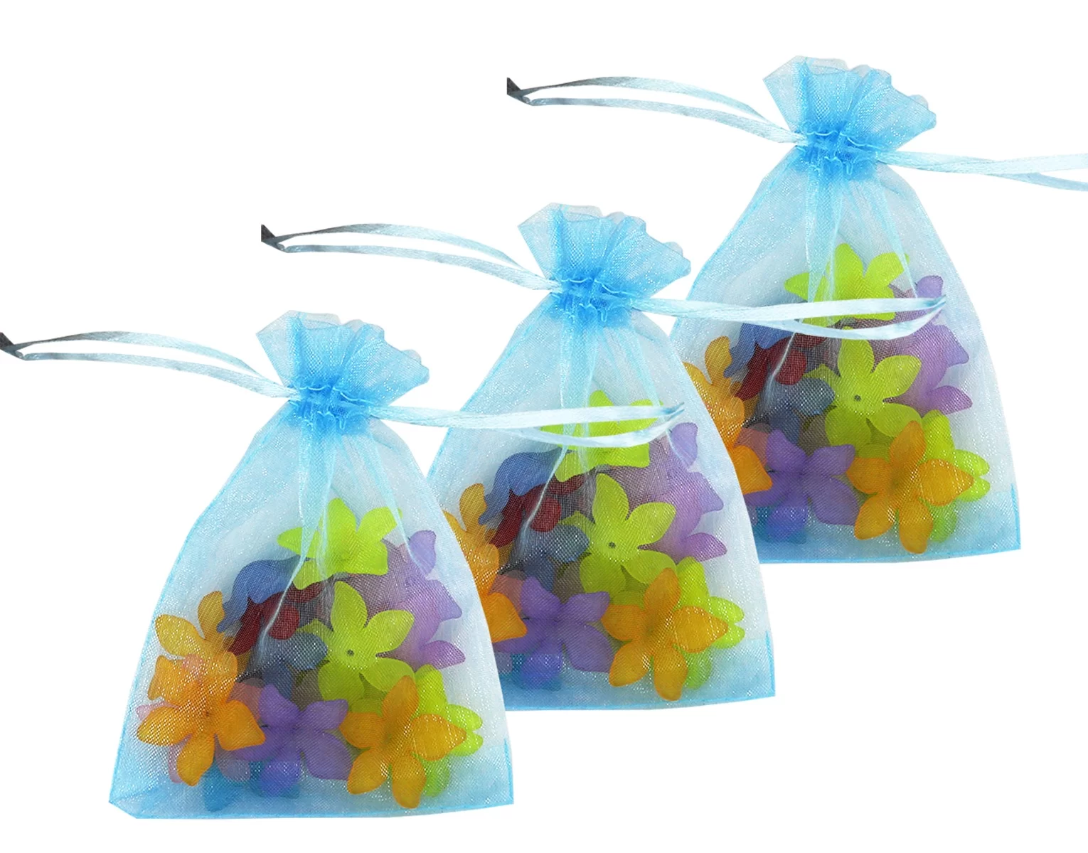 Mini Organza Drawstring Bags (50 Pc)