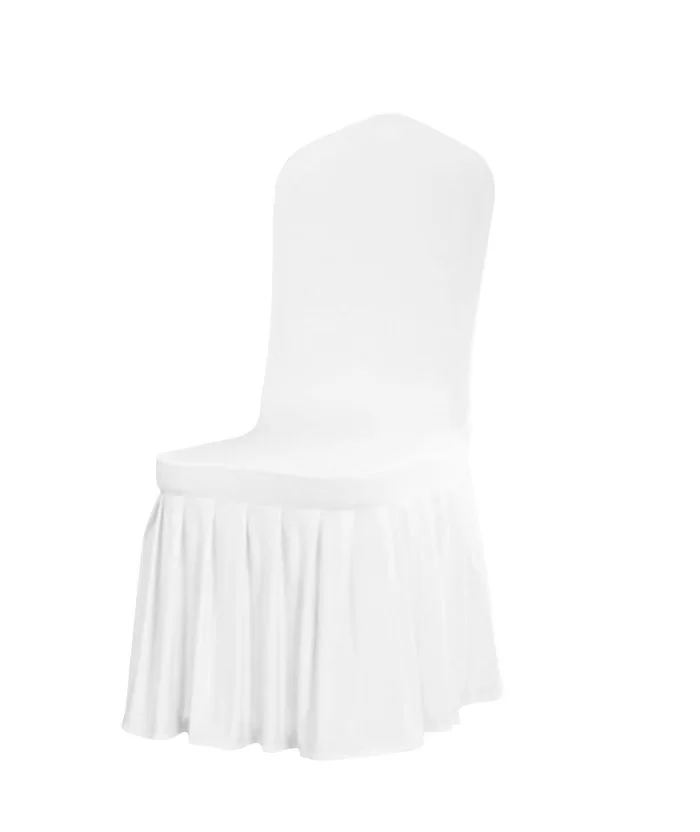 white skirt cover
