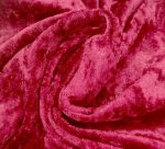 6FT Wine Crushed Velvet Fitted Tablecloth