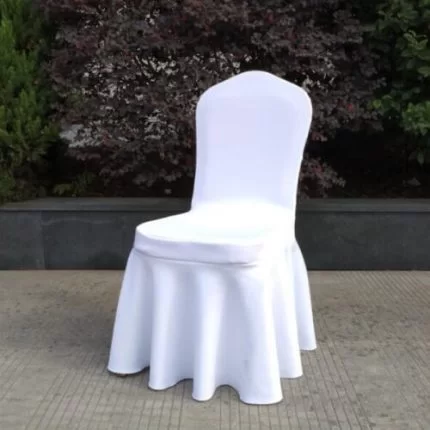 Pleated Skirt Chair Cover