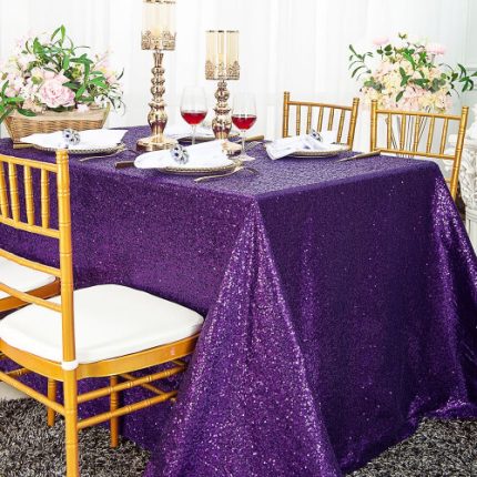 Rectangle Sequin Tablecloth