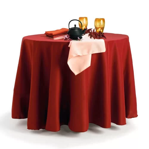 Round Polyester Tablecloth