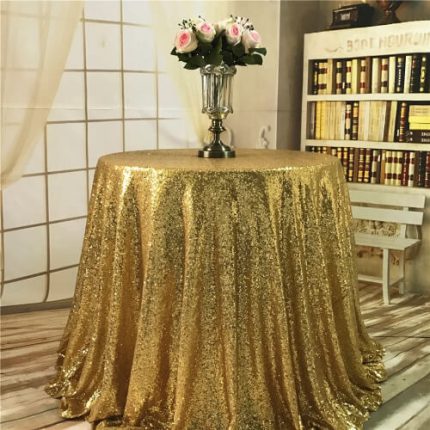Round Sequin Tablecloth