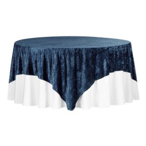 Square Crushed Velvet Tablecloth