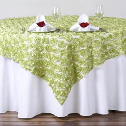 Square Rosette Tablecloth