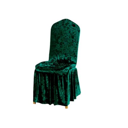 Crushed Velvet Chair Cover