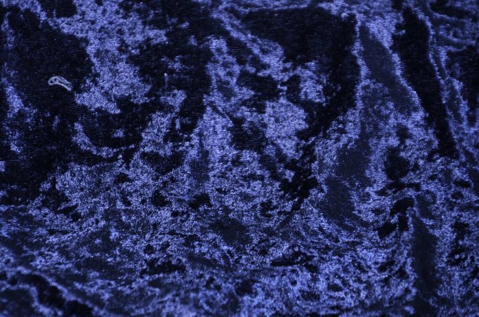 navy blue crushed velvet