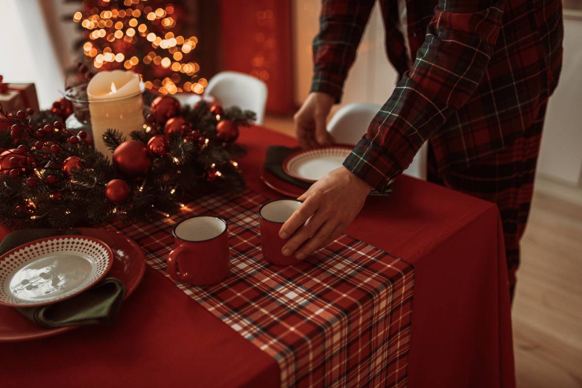 Red Tartan Table Runners