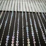 Iridescent Faux Crystal Beaded Curtain-3ft x 6ft