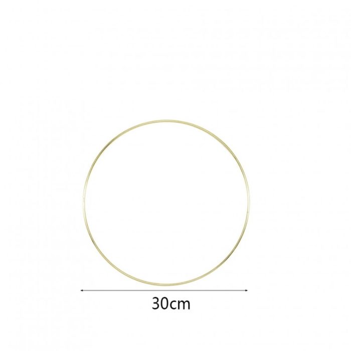 30CM GOLD HOOP FLORAL2